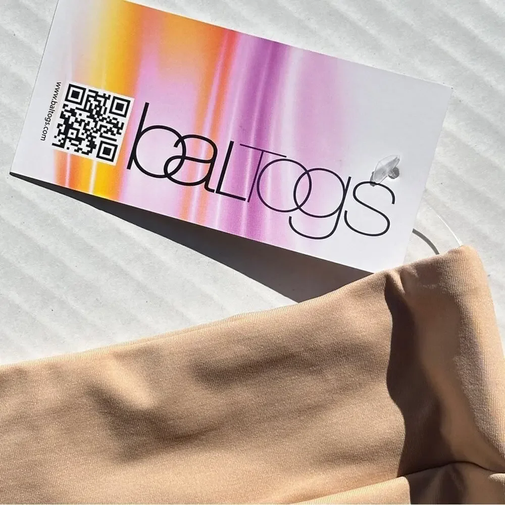 Baltogs dance dancewear briefs bottoms caramel tan nude color CL NWT